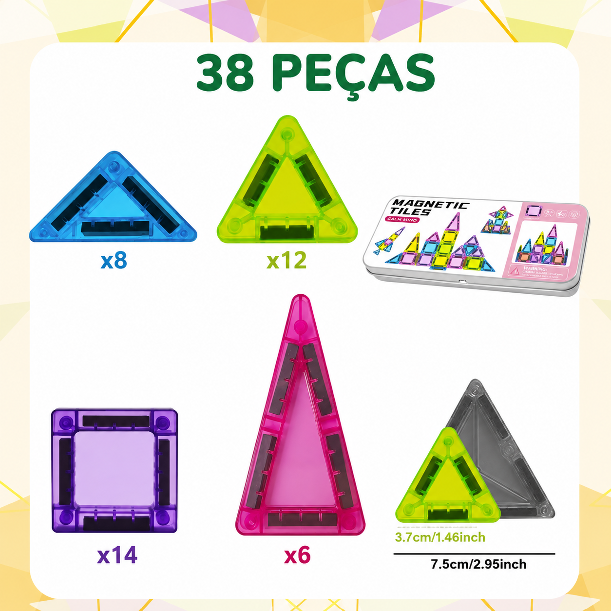 Magnetix Kids — Blocos Magnéticos Educativos