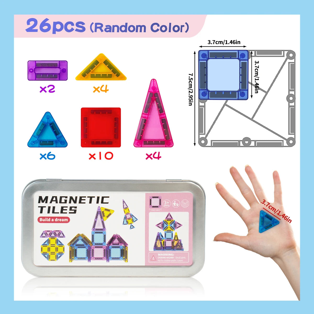 Magnetix Kids — Blocos Magnéticos Educativos