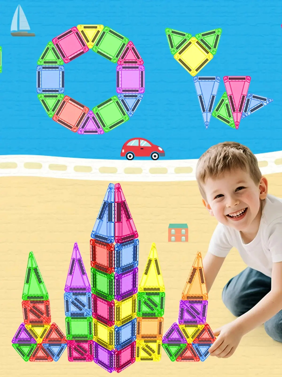 Magnetix Kids — Blocos Magnéticos Educativos