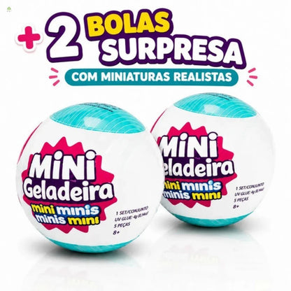 2 bolas surpresa com miniaturas